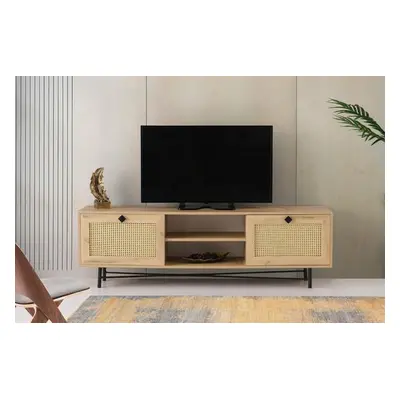 Hanah Home TV Stand Begonya 180 OakBlack