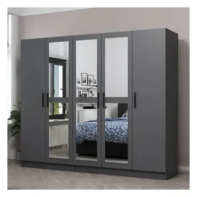 Hanah Home Wardrobe Kale - 5090 Anthracite