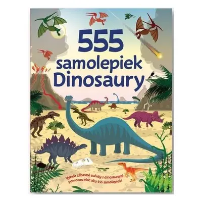 555 samolepiek Dinosaury