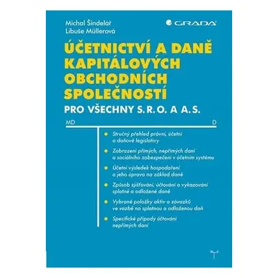 Účetnictví a daně kapitálových obchodních společností - Libuše Mullerová