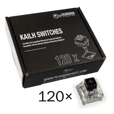 Glorious Kailh Box Black Switches (120 Ks), KAI-BLACK