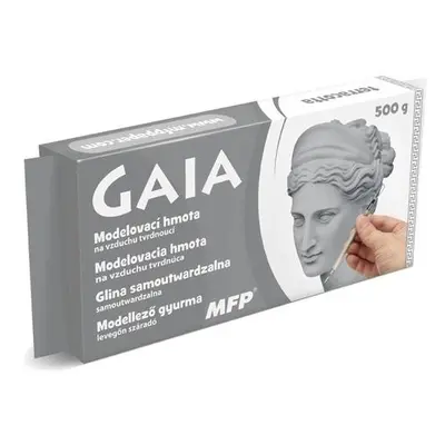 Modelovací hmota GAIA 500g šedá