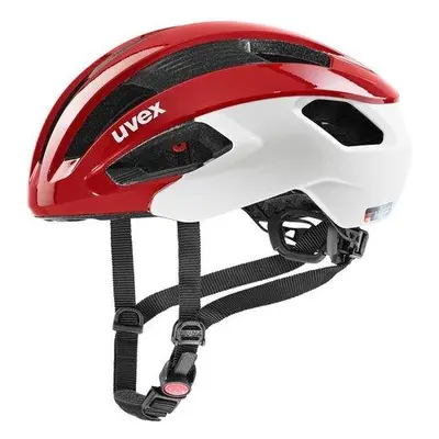 UVEX HELMA RISE CC, RED - WHITE MAT vel.56-60 cm