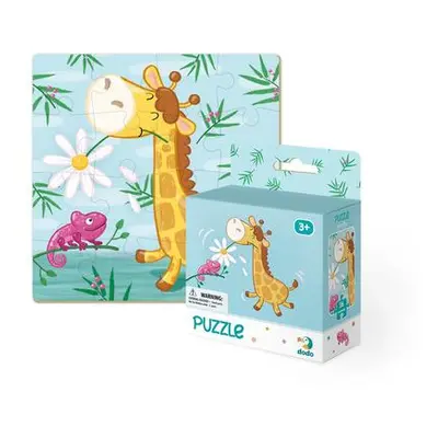 DODO Puzzle Žirafa 16 dílků