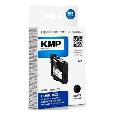 KMP Epson E196X ( 502XL) Black - kompatibilní