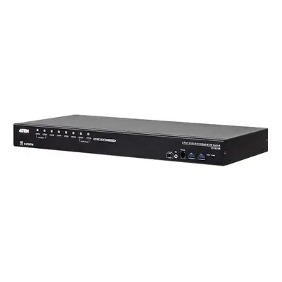 Aten 8-Port USB3.0 4K HDMI KVM Switch, CS18208-AT-G