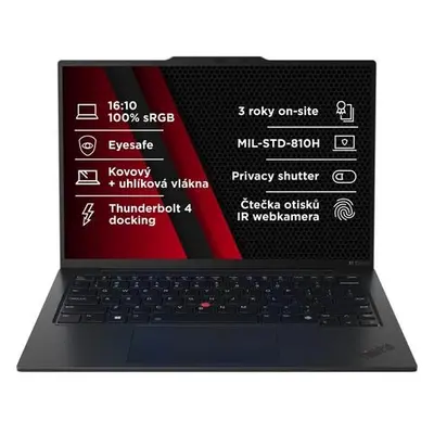 Lenovo X1 Carbon G12 T Intel Ultra 7 155U/32GB/1TB SSD/14" WUXGA IPS/3yPremier/Win11 Pro/černá, 