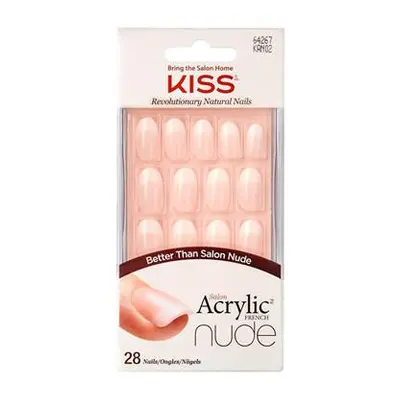 Kiss Salon Acrylic French Nude 64267 28 ks/bal.