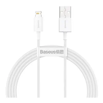 Kabel USB na Lightning 2,4A 1,5 m (bílý)