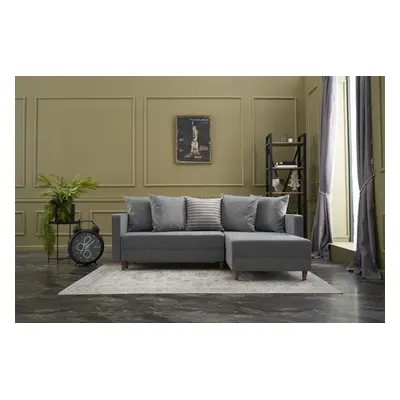 Atelier del Sofa Corner Sofa-Bed Aydam Right - Grey