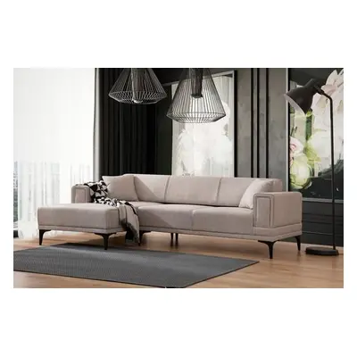 Atelier del Sofa Corner Sofa-Bed Horizon Left - Light Brown