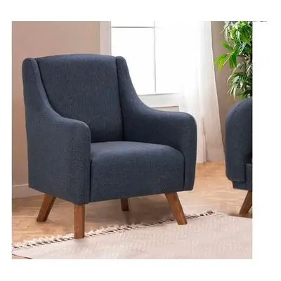 Atelier del Sofa Wing Chair Hera - Dark Blue