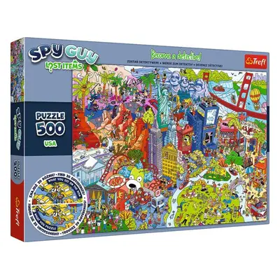 TREFL Puzzle Lost Items Spy Guy: Spojené státy Americké 500 dílků