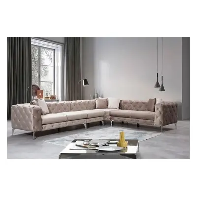 Atelier del Sofa Corner Sofa Como Corner Right - Beige