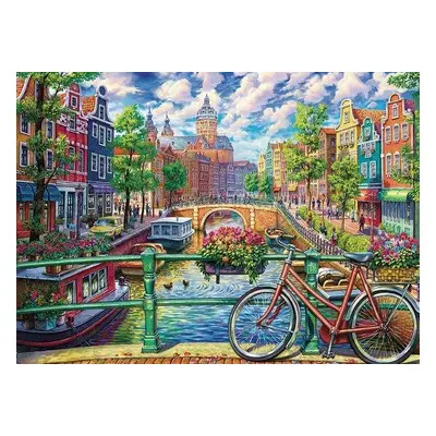 COBBLE HILL Puzzle Amsterdamský kanál 1000 dílků