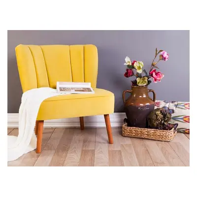 Atelier del Sofa Wing Chair Moon River - Mustard