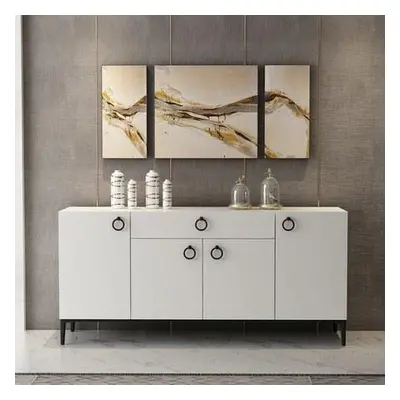 Hanah Home Console Moon - White