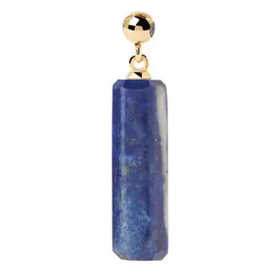 PDPAOLA Slušivý pozlacený přívěsek Lapis Lazuli Charms CH01-094-U