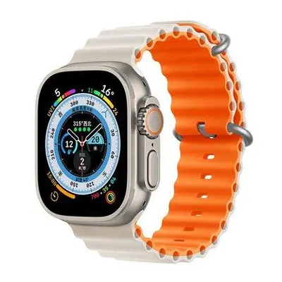 Devia remienok Deluxe Series Sport6 Silicone Two-tone Band 40/41mm - Starlight/Orange