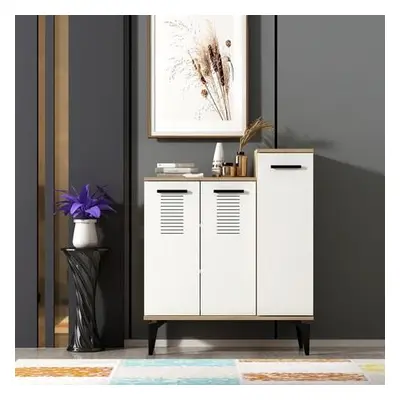 Hanah Home Shoe Cabinet Asimo - Sapphire Oak, White Sapphire OakWhite