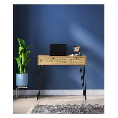 Hanah Home Study Desk Sahra OakBlack