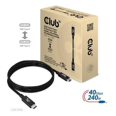 Club3D CAC-1576 USB-C, Data 40Gbps, PD 240W48V/5A EPR M/M, 1m