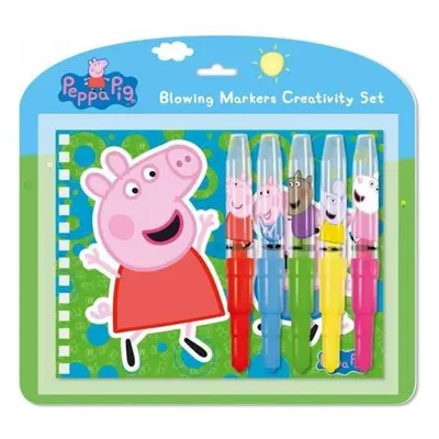 JIRI MODELS Set s foukacími fixy a notesem Peppa Pig