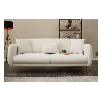 Atelier del Sofa 3-Seat Sofa-Bed Simena - Cream CreamGold