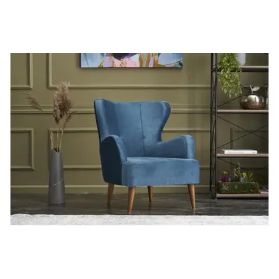 Atelier del Sofa Wing Chair Karina - Blue