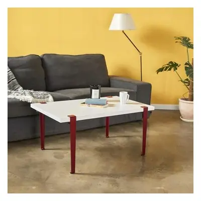 Hanah Home Coffee Table Neda - WhiteBurgundy