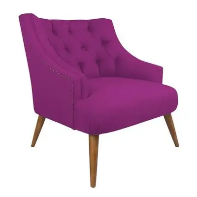 Atelier del Sofa Wing Chair Lamont - Purple