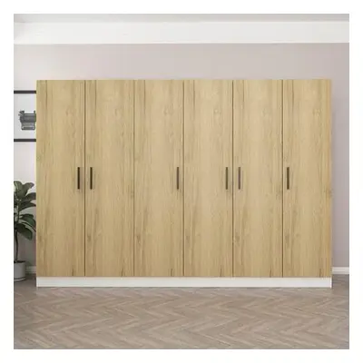 Hanah Home Wardrobe Kale - 2703 Walnut