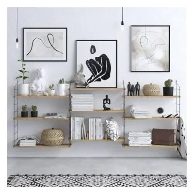 Hanah Home Bookshelf Laba Oak