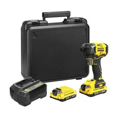 STANLEY SFMCF820D2K-QW Aku rázový utahovák 20V 2x2,0Ah 1/4" SFM