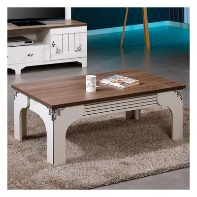 Hanah Home Coffee Table Gazel WhiteBrown