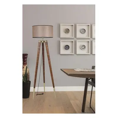 Opviq Floor Lamp 8578-10 BeigeWalnut