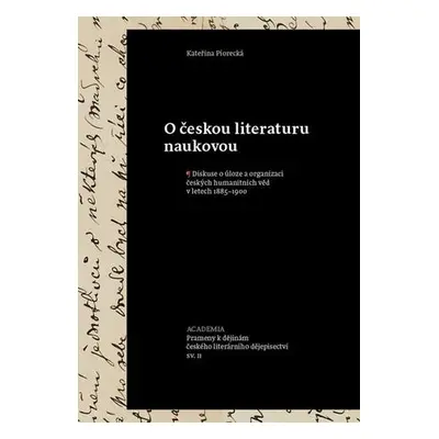 O českou literaturu naukovou