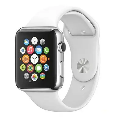 Tactical 465 Silikonový Řemínek pro Apple iWatch 1/2/3/4/5/6/SE 38/40mm White