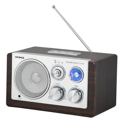 Orava Retro rádio s USB, SD RR-29 B