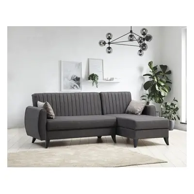 Atelier del Sofa Corner Sofa-Bed Alkon - Dark Grey