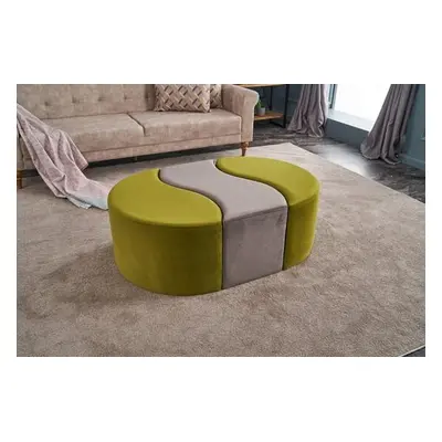 Atelier del Sofa Pouffe Alya Puf - Green, Mink GreenMink