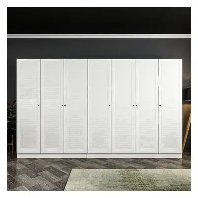 Hanah Home Wardrobe Kale Mebran - 8396 White