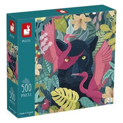 JANOD Puzzle Tajemný panter 500 dílků