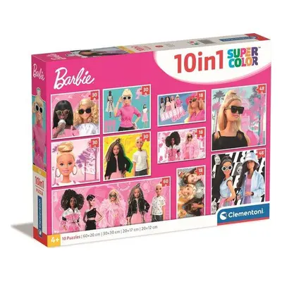 CLEMENTONI Puzzle Barbie 10v1