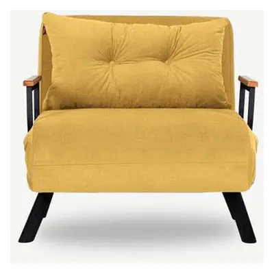 Atelier del Sofa 1-Seat Sofa-Bed Sando Single Mustard