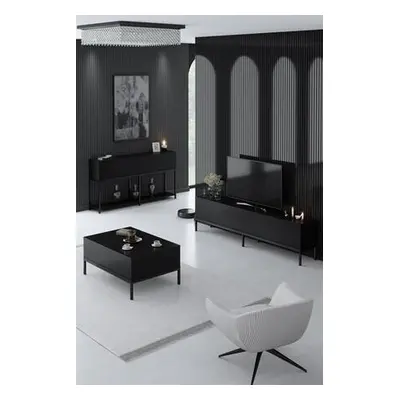 Hanah Home Living Room Furniture Set Lord - Black