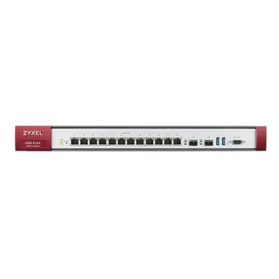 ZyXEL ZyWALL USGFLEX 700 with 1 Year UTM BUNDLE / Firewall / 12 Gigabit user-definable ports, 2