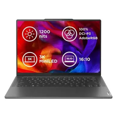 Lenovo YOGA PRO 9 Core i9-13905H/32GB/1TB SSD/14,5"/miniLED/3K/1200nitů/165Hz/RTX 4060 8GB/3r 