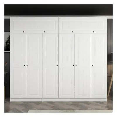 Hanah Home Wardrobe Kale - 5229 White