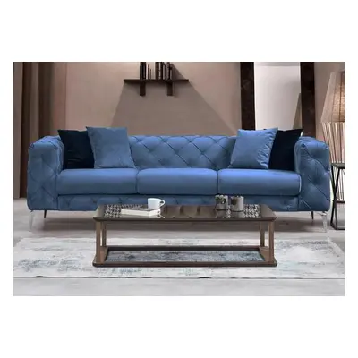 Atelier del Sofa 3-Seat Sofa Como 3 Seater - Blue